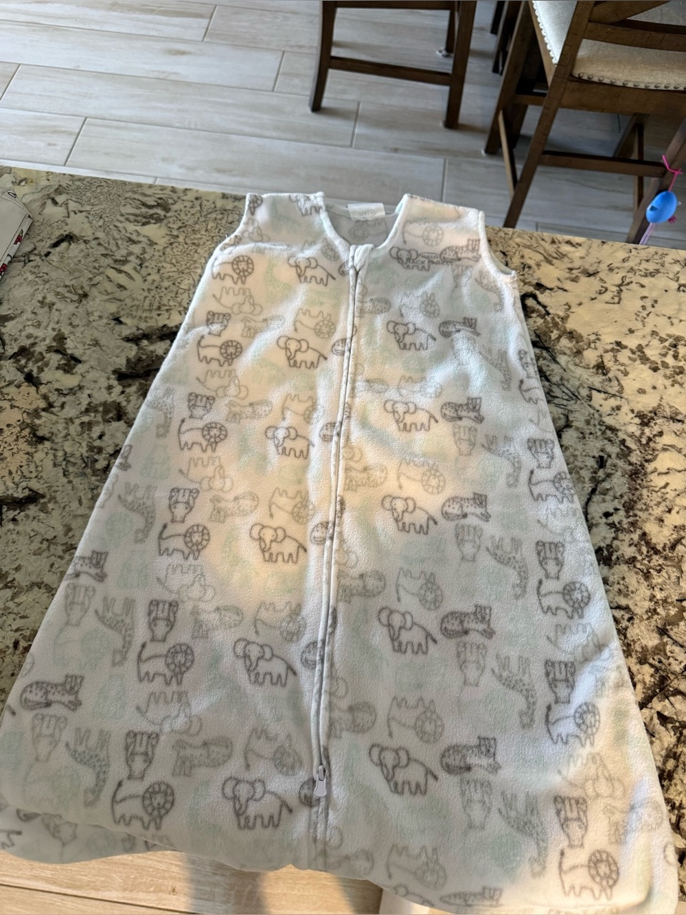 Halo Kids Sleep Sack Pajama‎ - Gray Animal Print